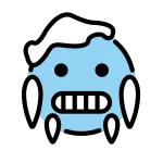 Cold Face SVG Icon